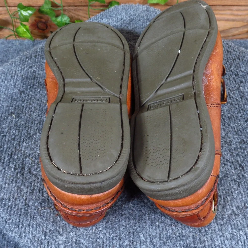 R.J. Colt Clipper Mens Boat Shoe 10.5 M Nautical Deck Loafer Brown Leather